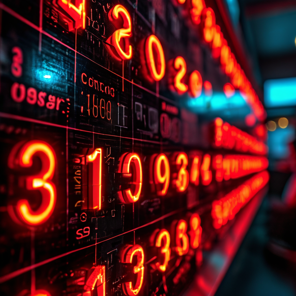 복권 당첨자 명단에서 통계적 이상 징후가 의심되는 이름이 강조 표시되고 빛나는 차트와 물음표로 표시된 데이터 분석 결과를 나타냅니다.