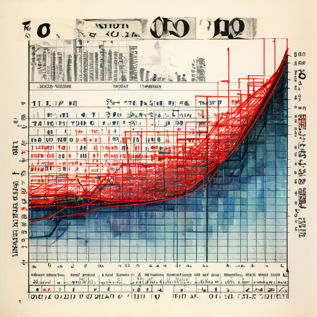 복권 당첨 확률을 왜곡한 기만적인 그래프와 그 환상을 찢어내며 수학적 진실을 드러내는 당첨 복권 조각이 대비를 이루는 이미지입니다.