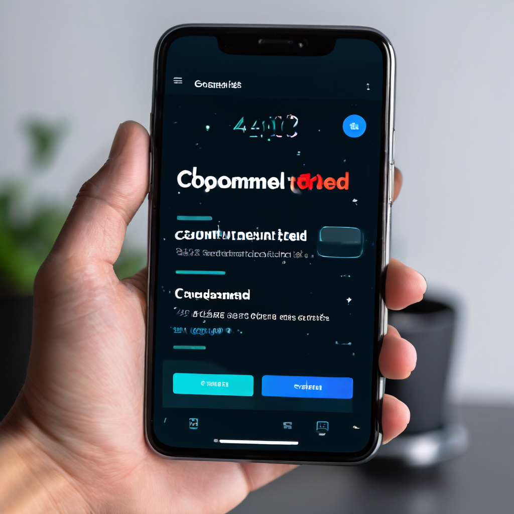 구글 계정이 영구 정지되어 채널이 종료되었다는 알림을 확인하며 좌절한 사용자의 손이 스마트폰 옆에 놓여 있는 상황을 표현한 이미지입니다.