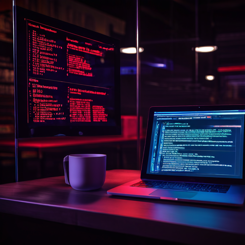 디지털 투표 시스템의 보안 취약점을 악용하여 악성 프로그램이 한 사람이 여러 차례 부정 투표를 할 수 있게 하는 사이버 위협 상황을 보여주는 개념도입니다.