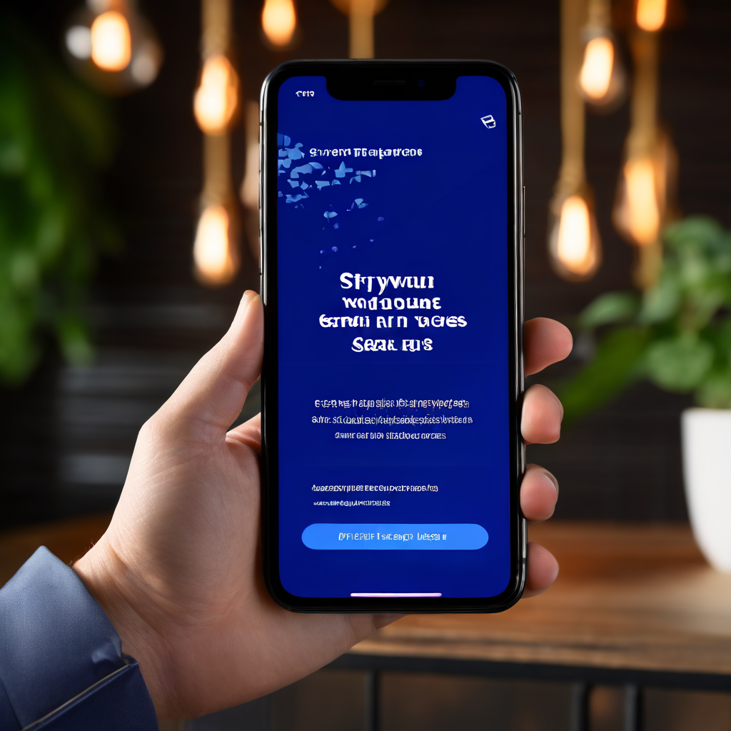 스마트폰 화면에서 계정 삭제 과정 중에 나타난 "Stay with us!"라는 유혹적인 팝업 메시지가 사용자의 이탈을 막고자 하는 서비스의 리텐션 전략을 보여줍니다.