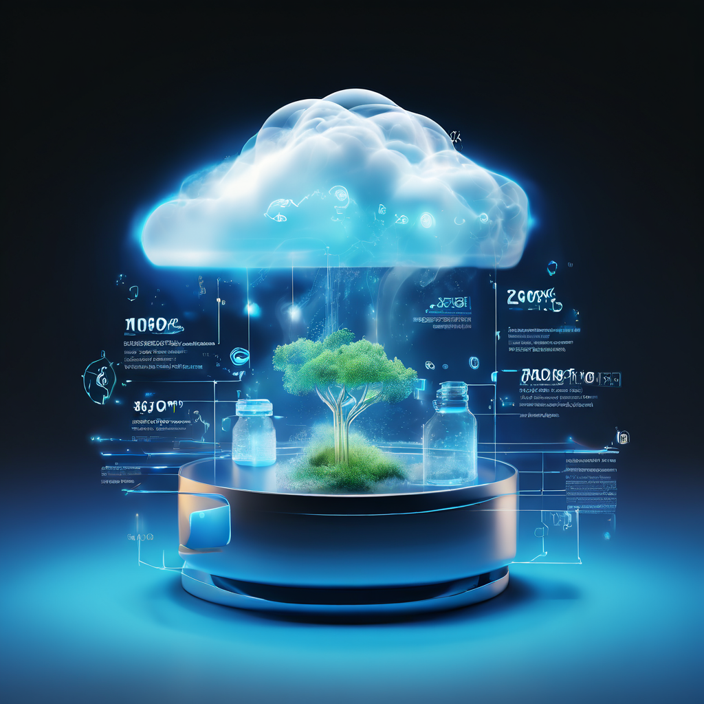 SaaS dashboard showing side pot data line below main pot with cloud-connected secure online platform layers.