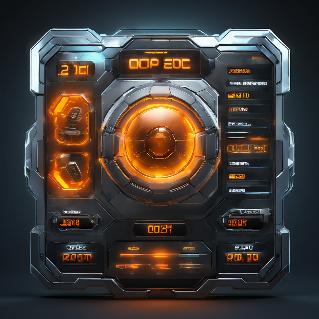 Digital interface showing a frozen jackpot pool number on a game list screen with layered data glow and secure service flow.