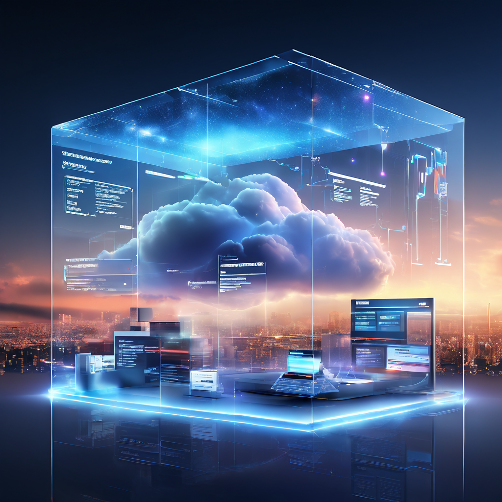 Digital platform interface showing grading windows and market type parameters with secure cloud data flow for premium online...