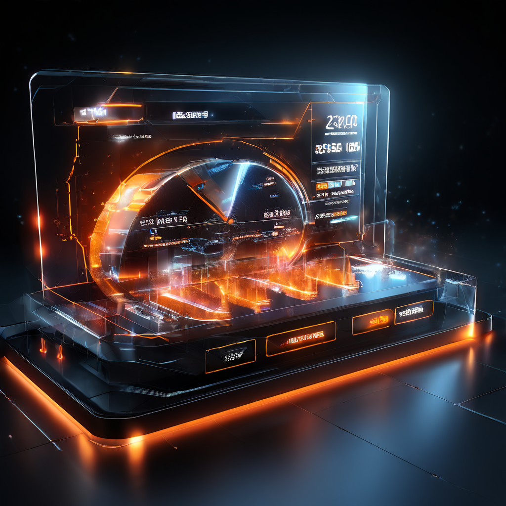 Futuristic digital interface glow with layered data paths and secure service flow, representing operator dashboard confirmation...